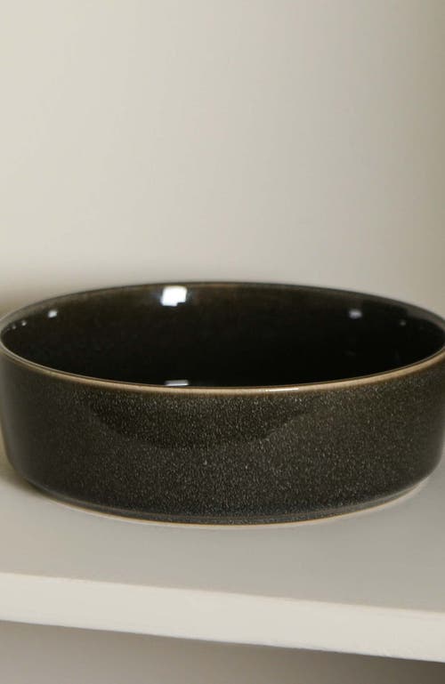 Stone Lain Eden Stoneware 4-piece Pasta Bowl Set In Gray