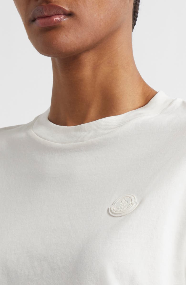 Moncler Logo Patch Cotton T-Shirt, Alternate, color, 
