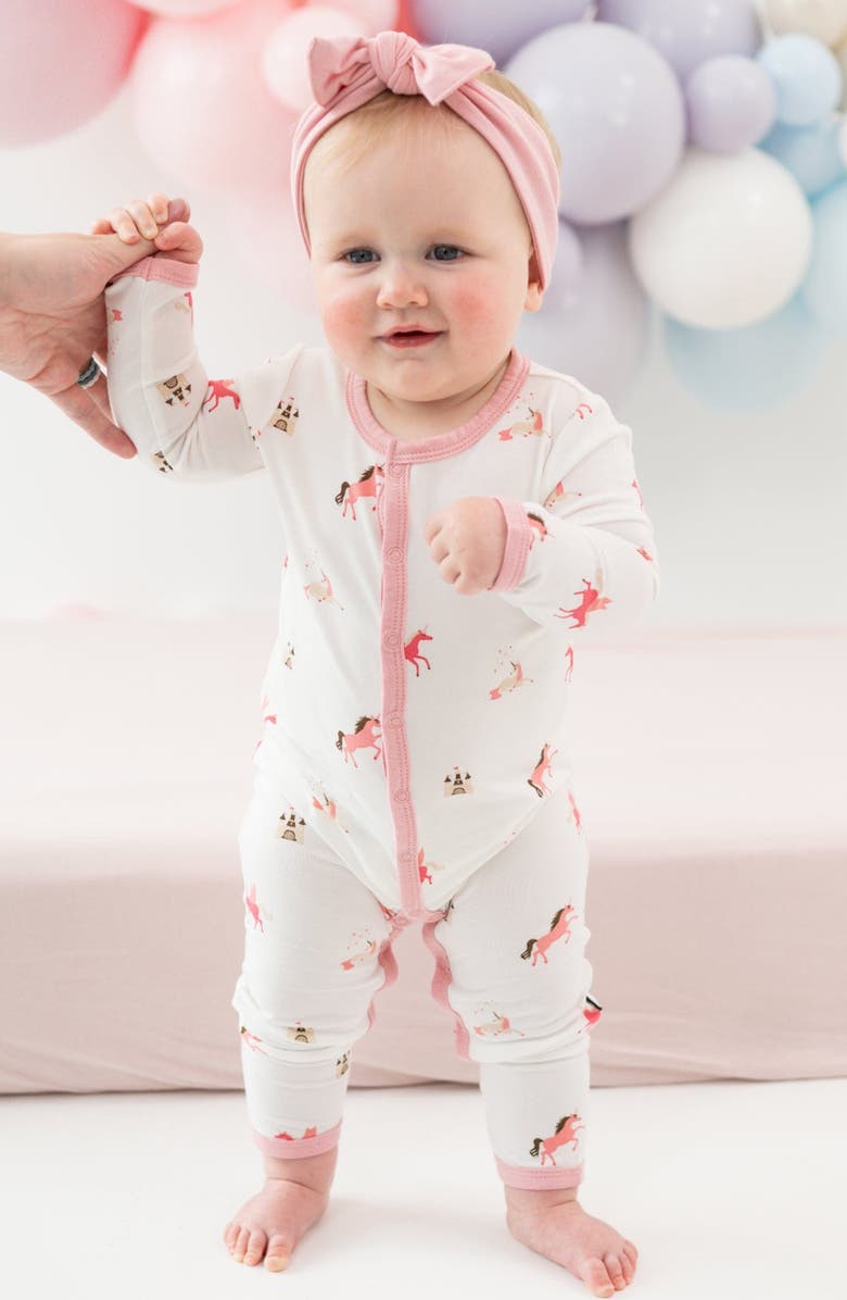 Kyte BABY Unicorn Romper, Alternate, color, 