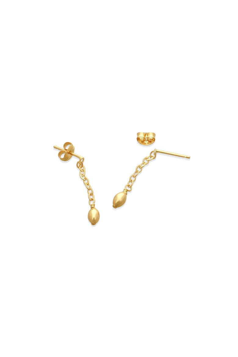 Sadie Teardrop Earrings, Alternate, color, Gold