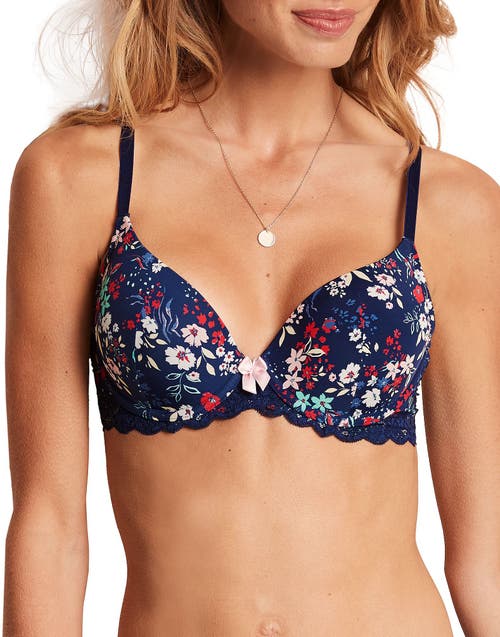 Adore Me Kati Contour Demi Bra In Blue