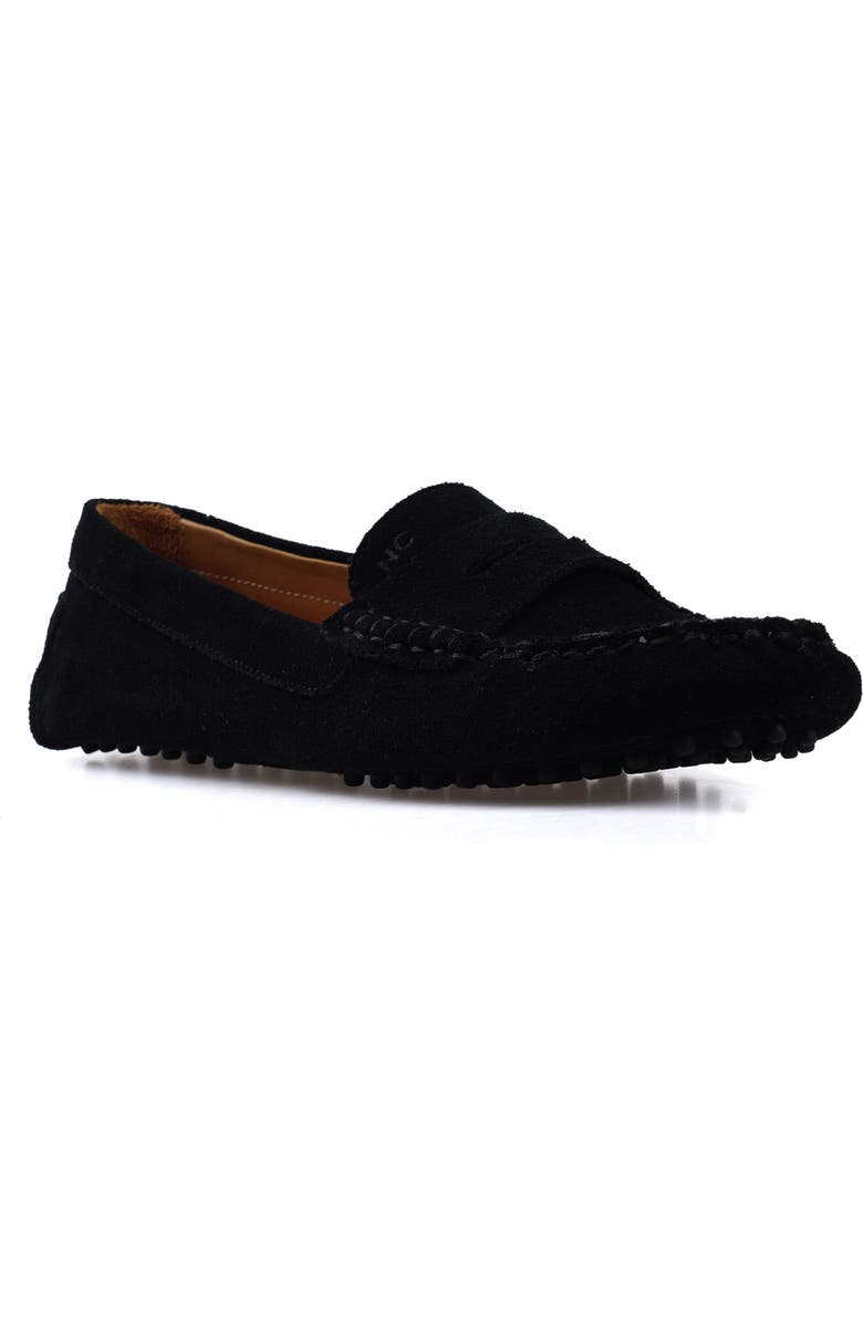 National Comfort Talulah Penny Loafer, Main, color, Black Suede