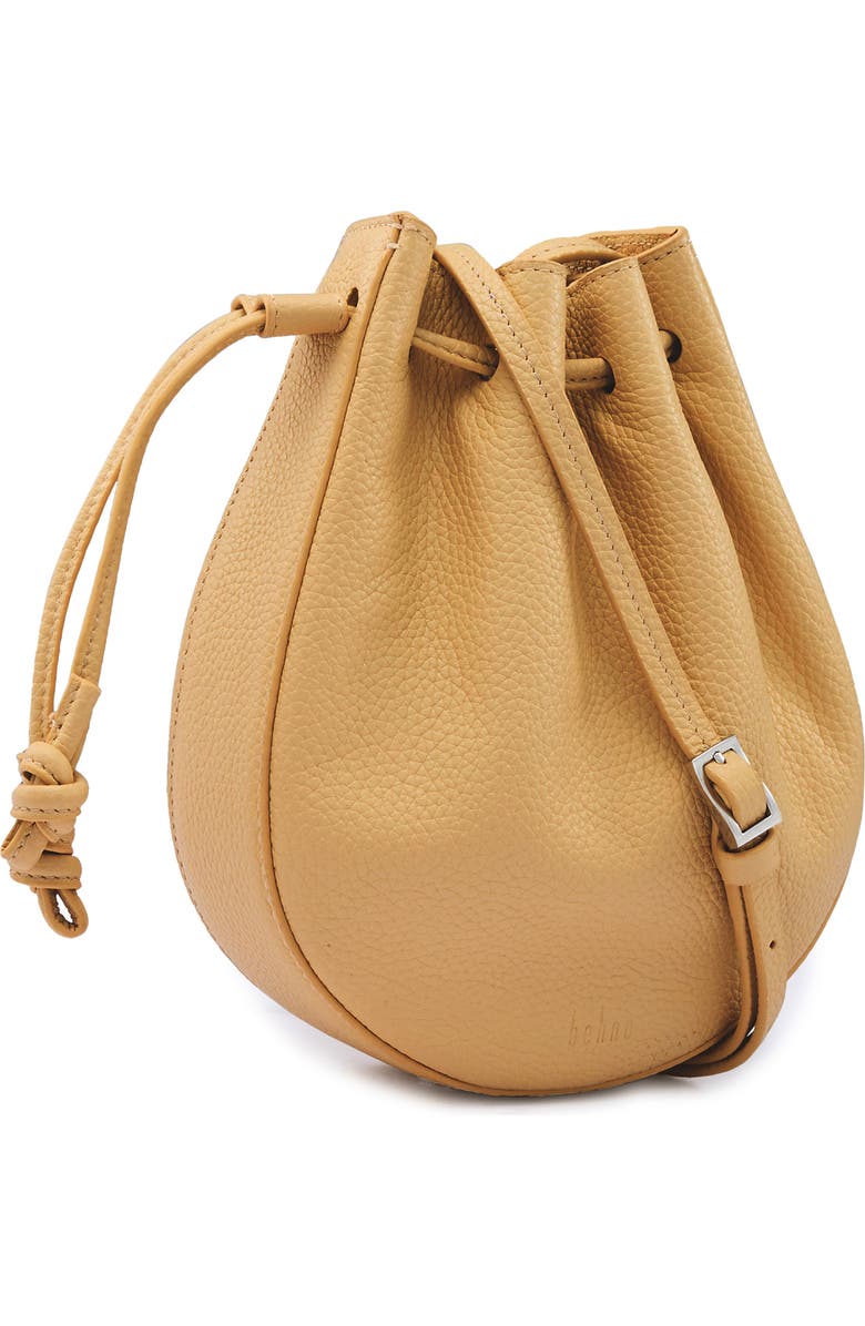behno Mini Ina North/South Drawcord Crossbody Bag, Alternate, color, Bisque