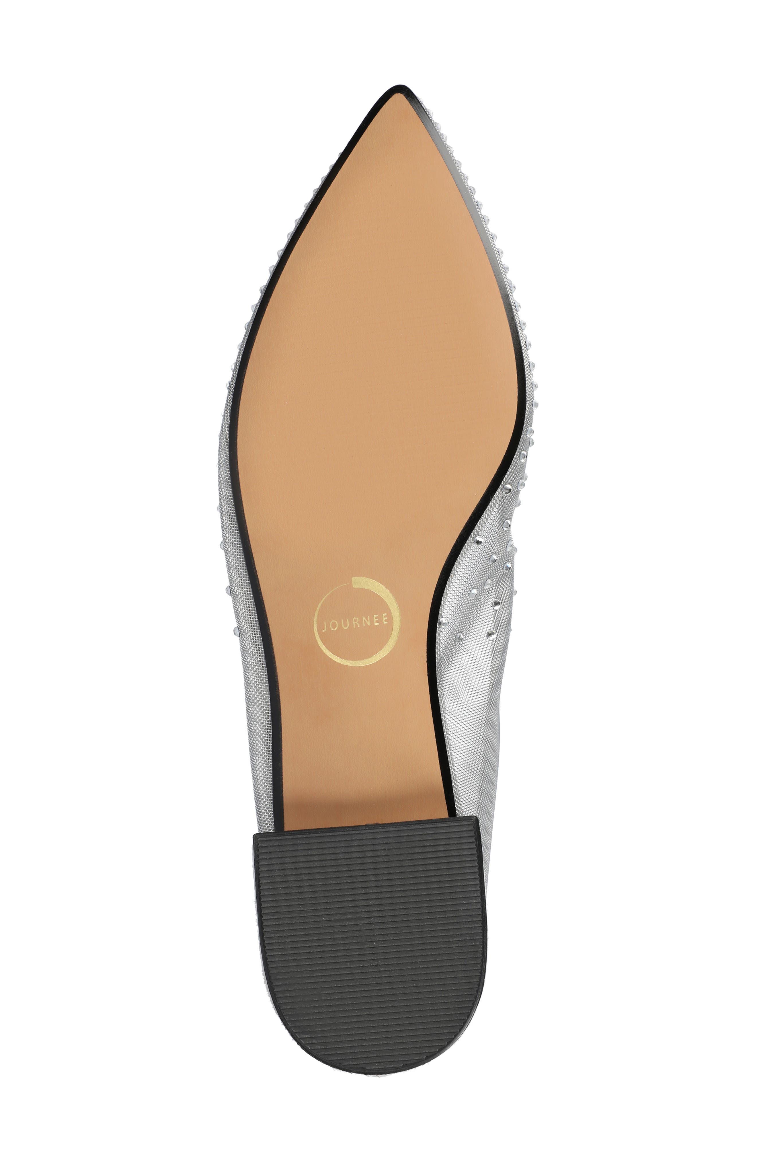 Gracelynn Evening Ball Flat, Alternate, color, SILVER