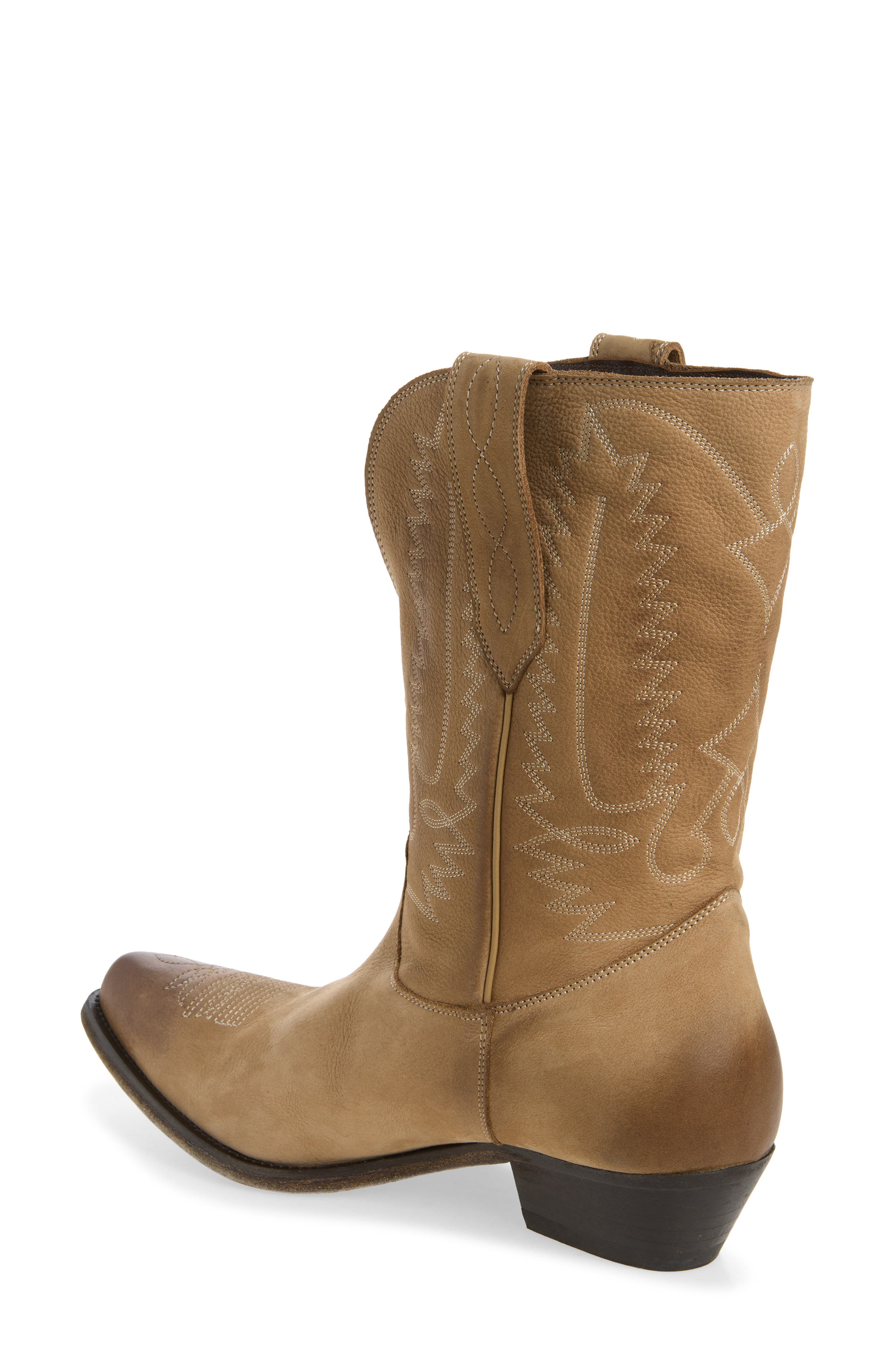 Wish Star Low Western Boot, Alternate, color, TABACCO