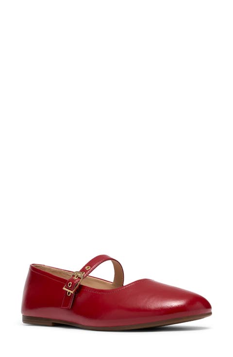 Livia Jane Leather Mary Jane Flat