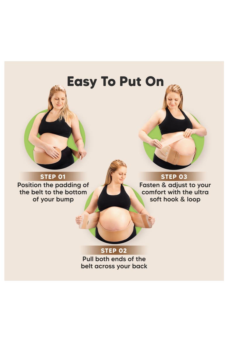 Nurture 2-in-1 Maternity Support Belt, Alternate, color, Classic Ivory