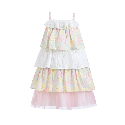 Mimi Tutu Tiered Warm Floral Dress Set