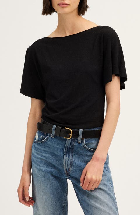 Boatneck Dolman Sleeve Top