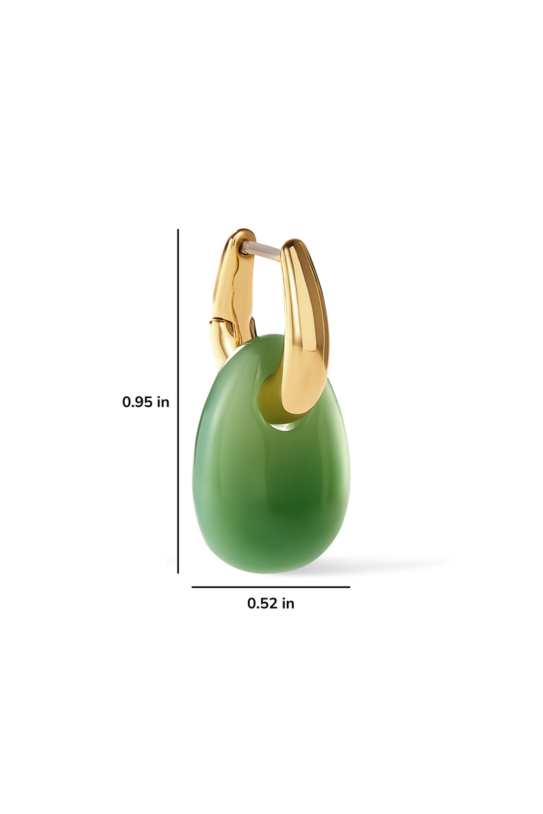 Gold Drop Earrings - Kayla, Alternate, color, Gold