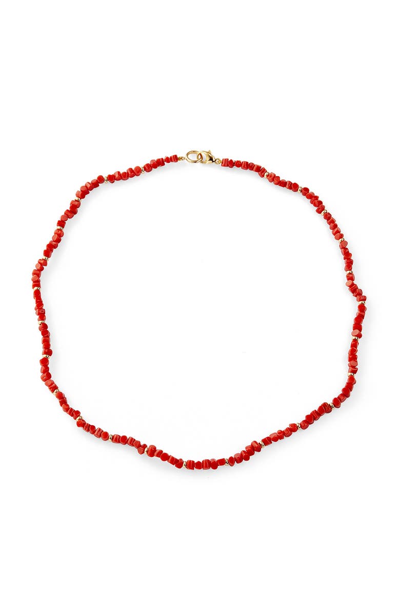 Coral Necklace, Main, color, Coral