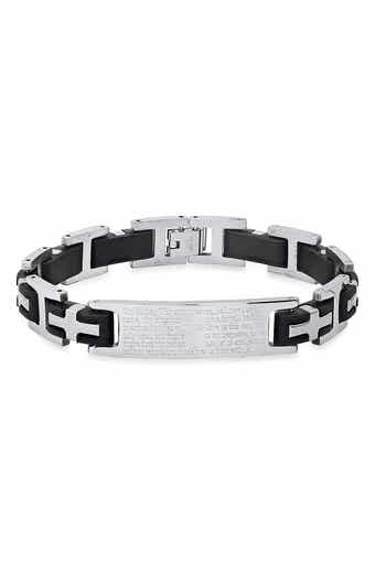 Men's Lord's Prayer Link Bracelet