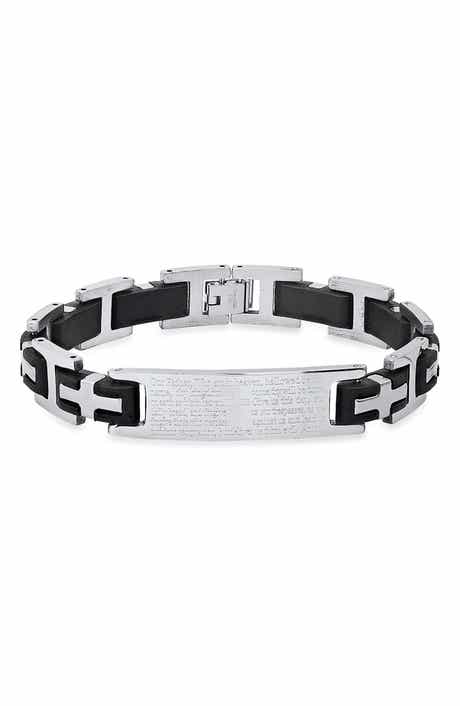Men's Lord's Prayer Link Bracelet
