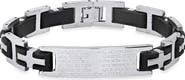 STEELTIME Men's Lord's Prayer Link Bracelet