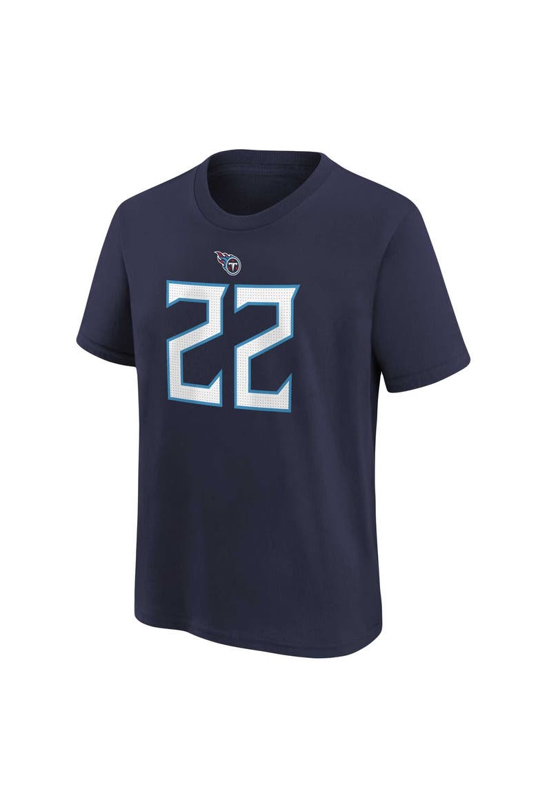Preschool Nike Derrick Henry Navy Tennessee Titans Player Name & Number T-Shirt, Alternate, color, Navy