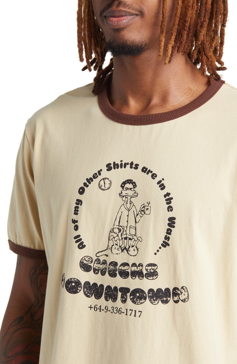 CHECKS Downtown Ringer Graphic T-Shirt, Alternate, color, 