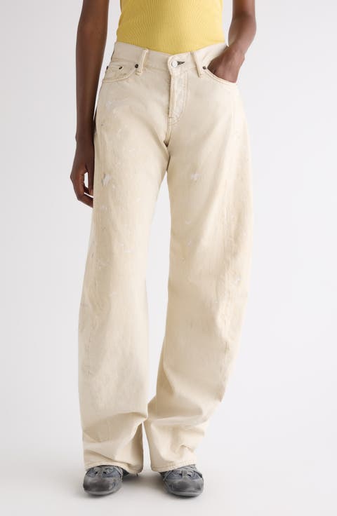 2023 Paint Splatter Loose Fit Jeans