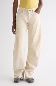 Acne Studios 2023 Paint Splatter Loose Fit Jeans