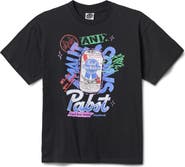 Maui & Sons x Pabst Blue Ribbon Graffiti Graphic T-Shirt