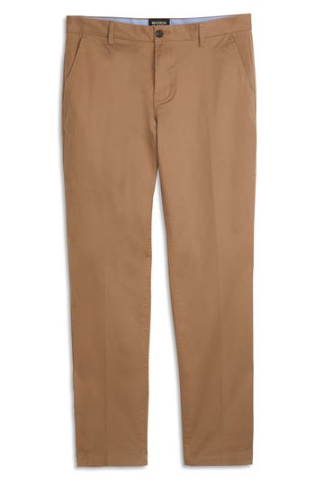 Scotch & Soda Flat Front Stretch Cotton Chino Pants In Animal Print