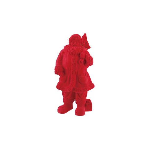 Velvet Cloak Red Santa Polyresin Figurine