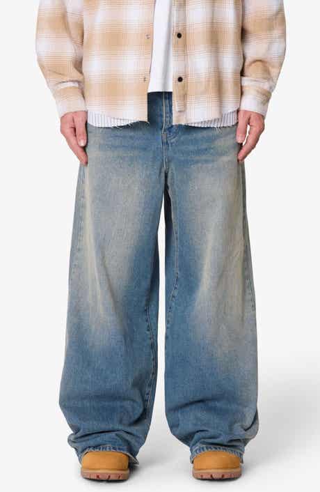 Baggy Rave Washed Wide Leg Jeans