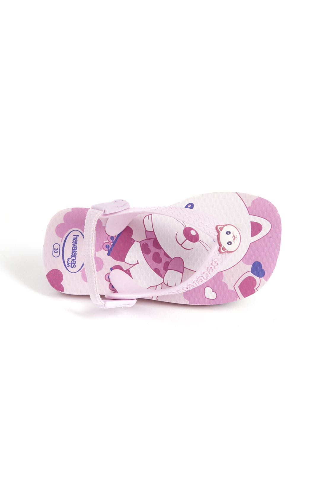 'Baby Pets' Sandal, Main, color, CRYSTAL ROSE/ ROSE