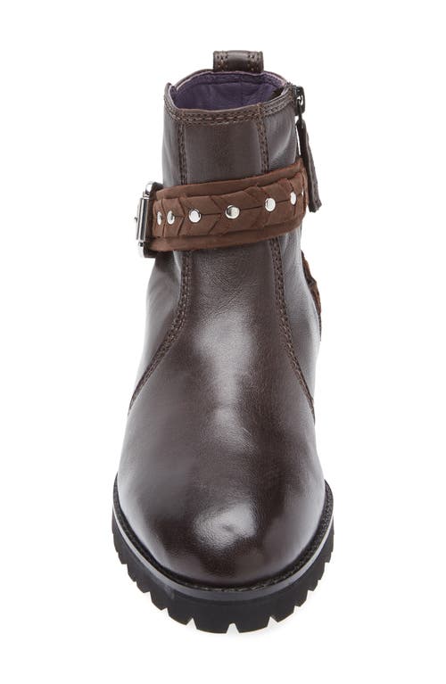 Robert Zur Nicolle Buckle Strap Bootie In Brown