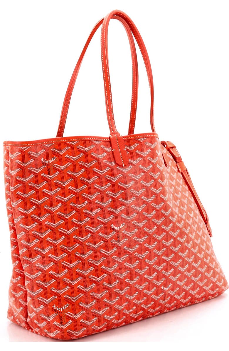 Pre-Owned Goyard Chien Gris Pet Carrier Tote Coated Canvas, Alternate, color, Orange
