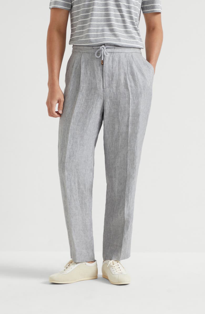 Brunello Cucinelli Trousers with drawstring, Alternate, color, 