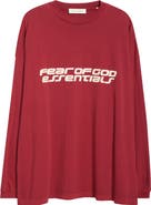 Fear of God Essentials '90s Long Sleeve Logo Graphic T-Shirt