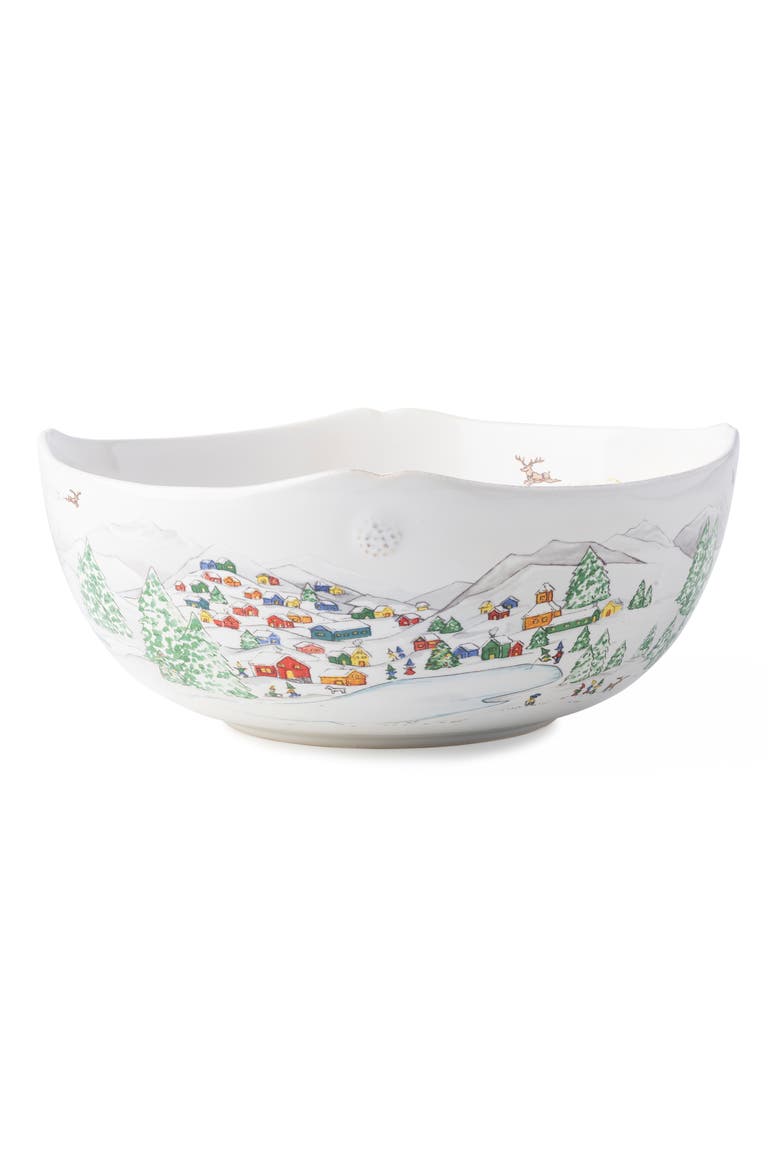 Berry & Thread North Pole 10-Inch Serving Bowl, Main, color, WHITE MULTI