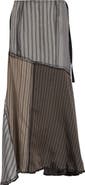 Maison Margiela Lining Patchwork Midi Skirt