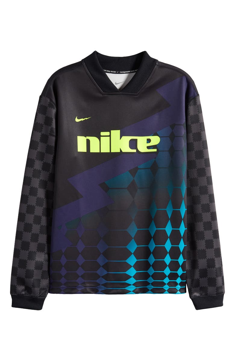Nike Kids' Dri-FIT Long Sleeve Soccer Top, Main, color, Black