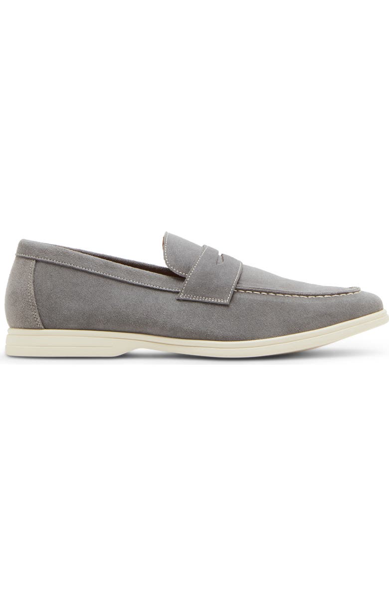Steve Madden Laguna Penny Loafer, Alternate, color, Grey Suede