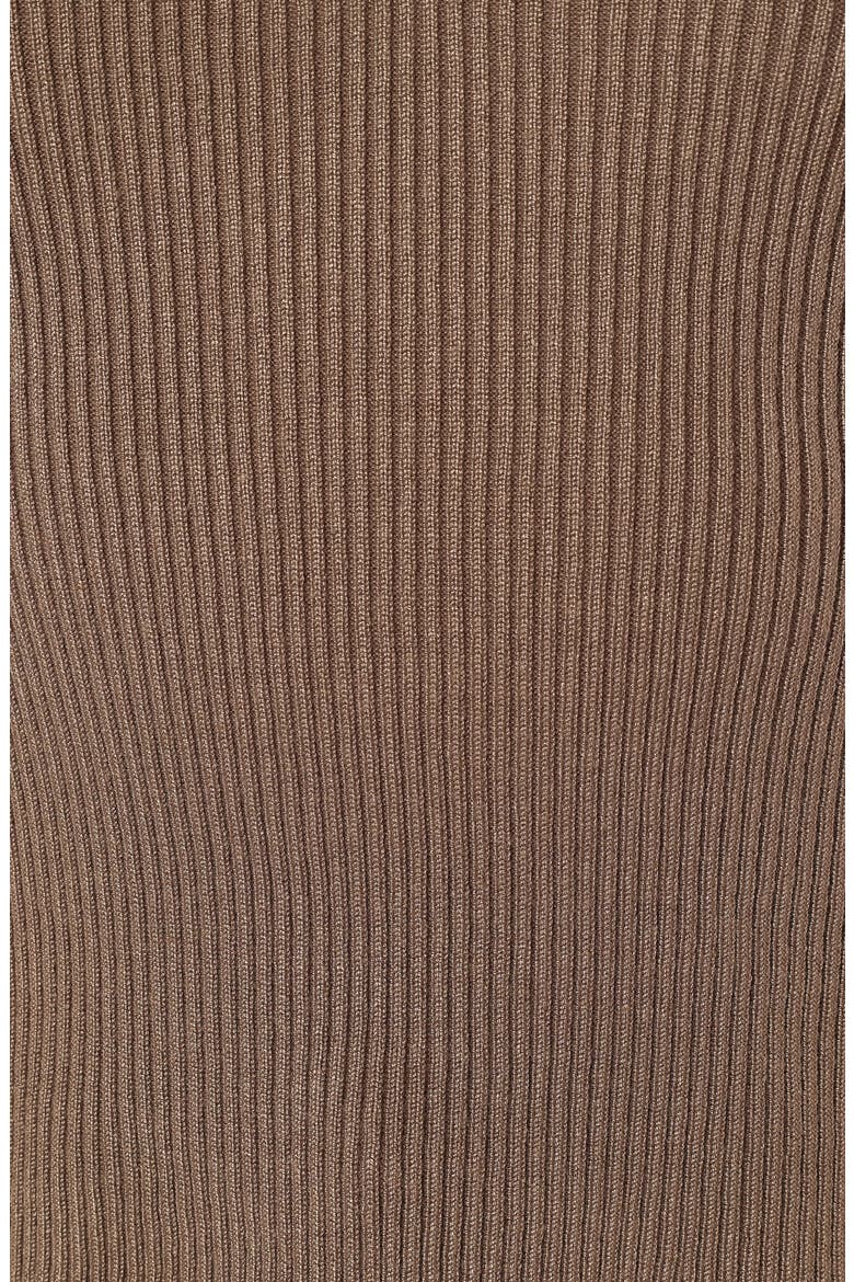 Jupiter Cutout Rib Sweater, Alternate, color, LIGHT/PASTEL BROWN