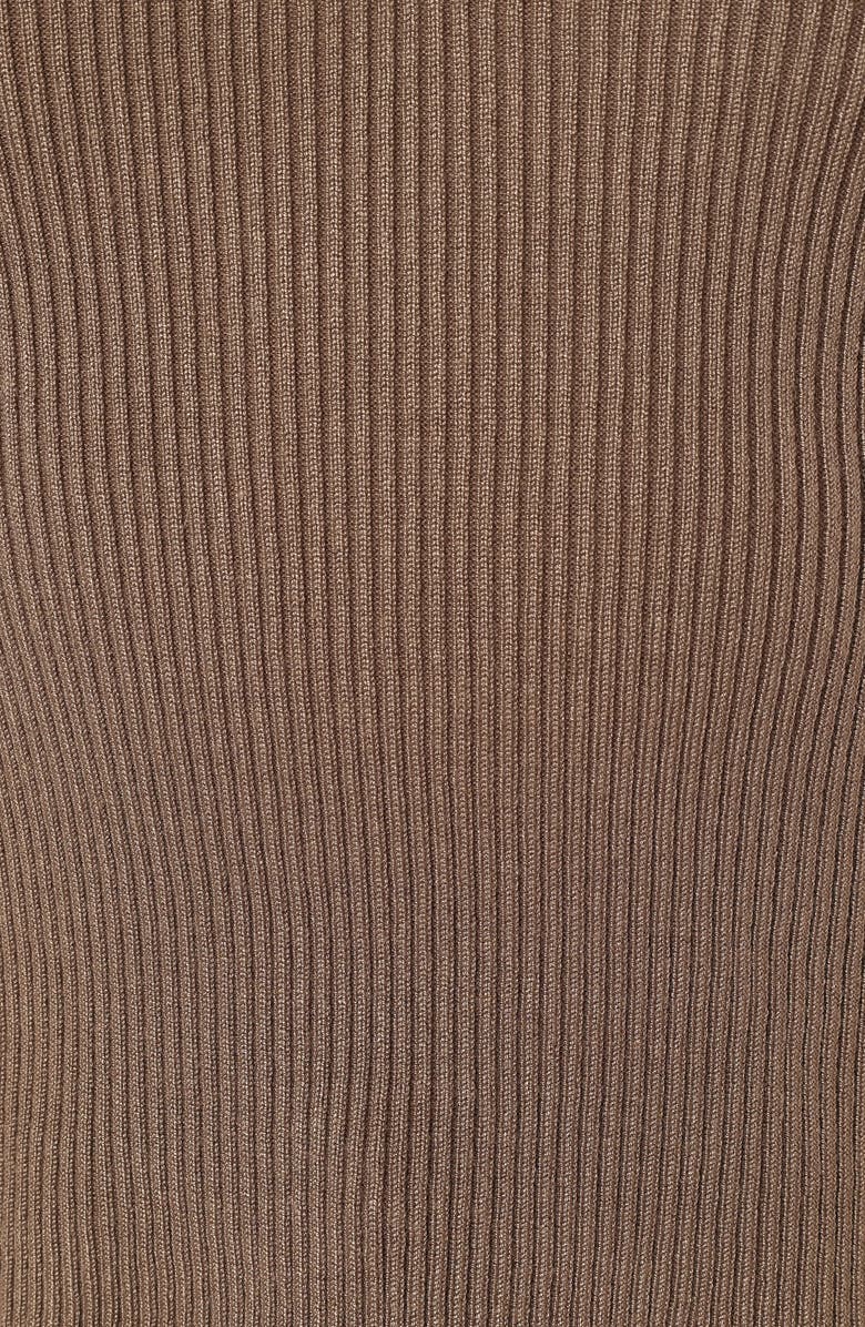 Petal & Pup Jupiter Cutout Rib Sweater, Alternate, color, Light/Pastel Brown