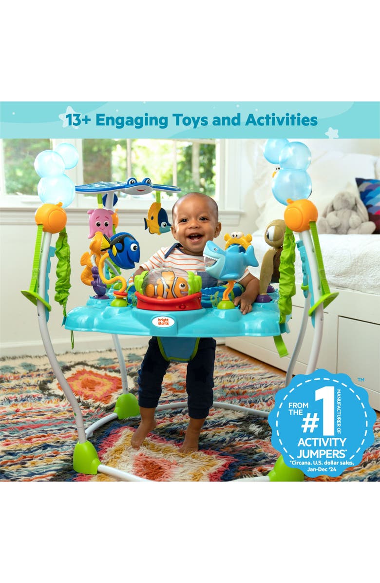 BRIGHT STARTS Disney Baby Finding Nemo Sea of Activities Baby Activity Jumper, Alternate, color, Multicolored
