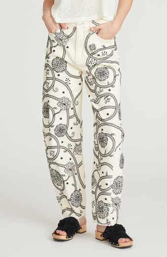 Driftwood Parker Raw Hem Barrel Leg Jeans