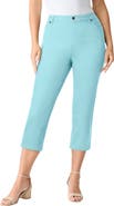 Roaman's Plus Size 24/7 Stretch Capri Jean