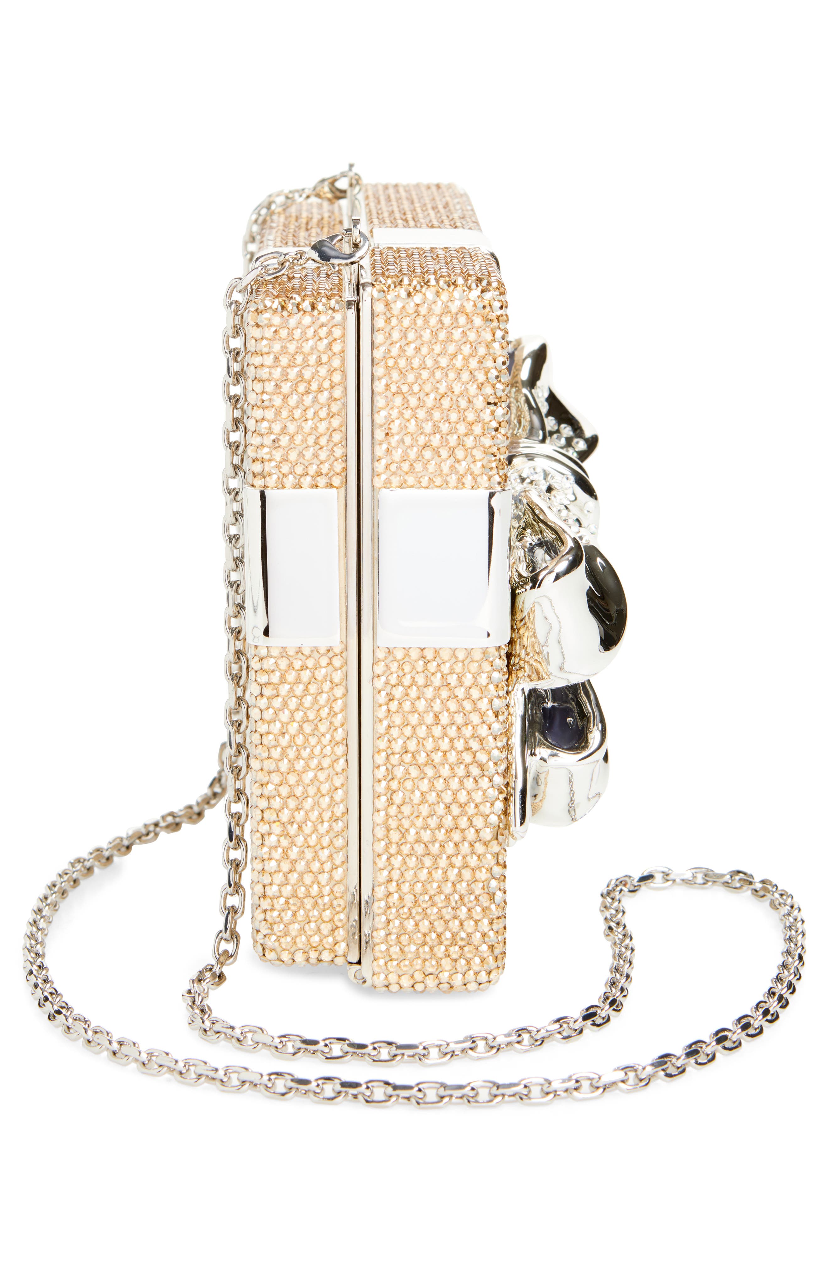 Judith Leiber Gift Box Clutch, Alternate, color, 