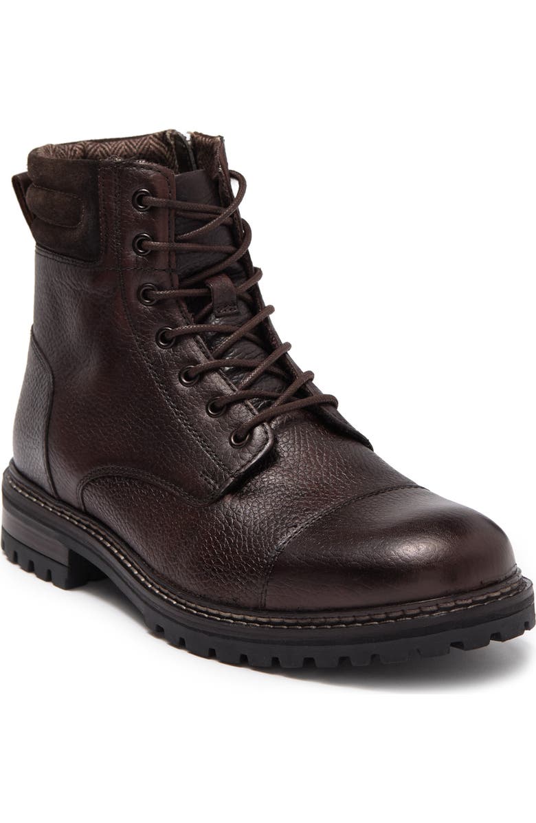 CREVO Tamarack Leather Lug Sole Boot, Main, color,
