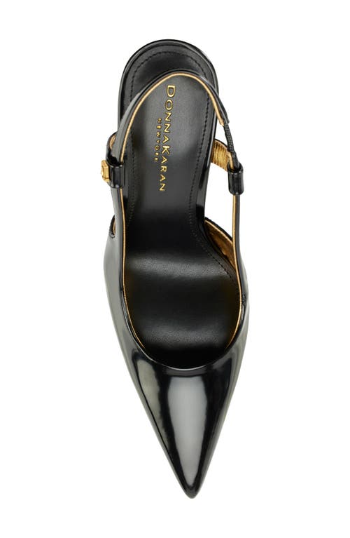 Donna Karan New York Donna Pointed Toe Slingback Pump In Black