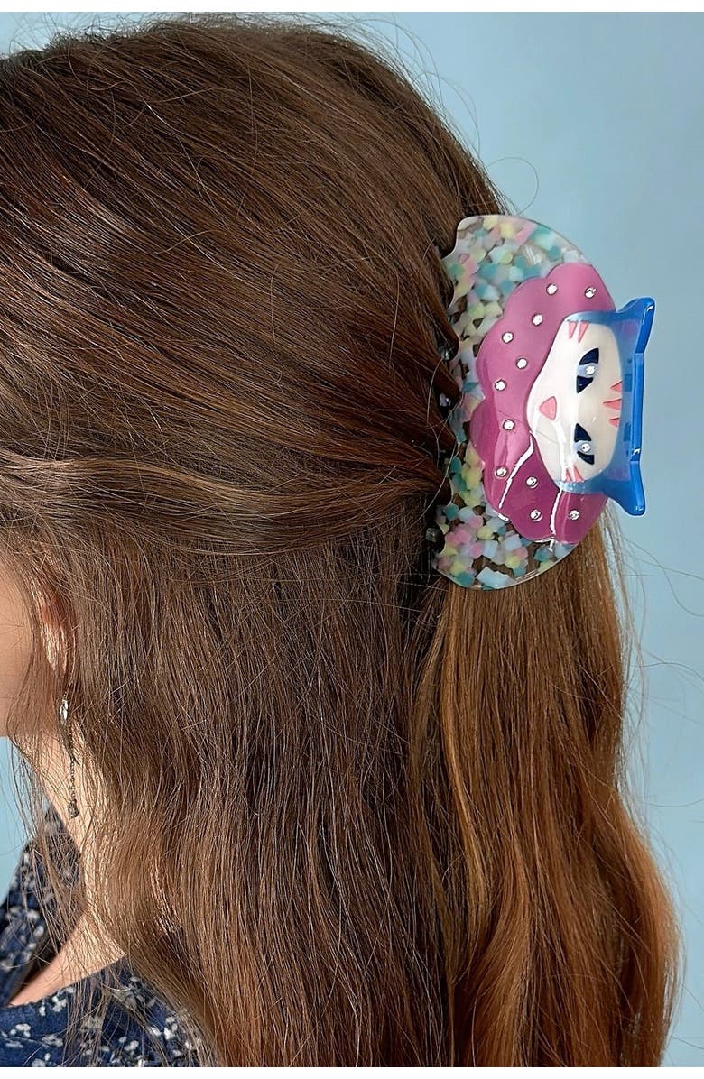 Centinelle Confetti Cat Clown Hair Claw, Alternate, color, 