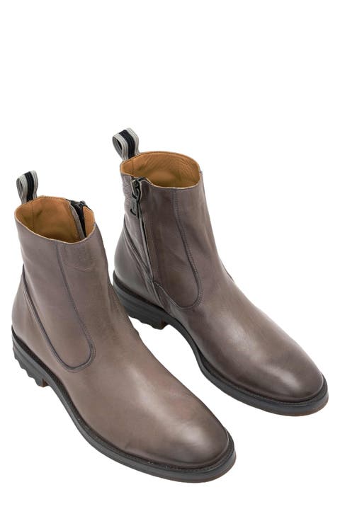Freeman Zip Leather Boot
