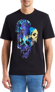 Robert Graham Scream Skull Graphic T-Shirt