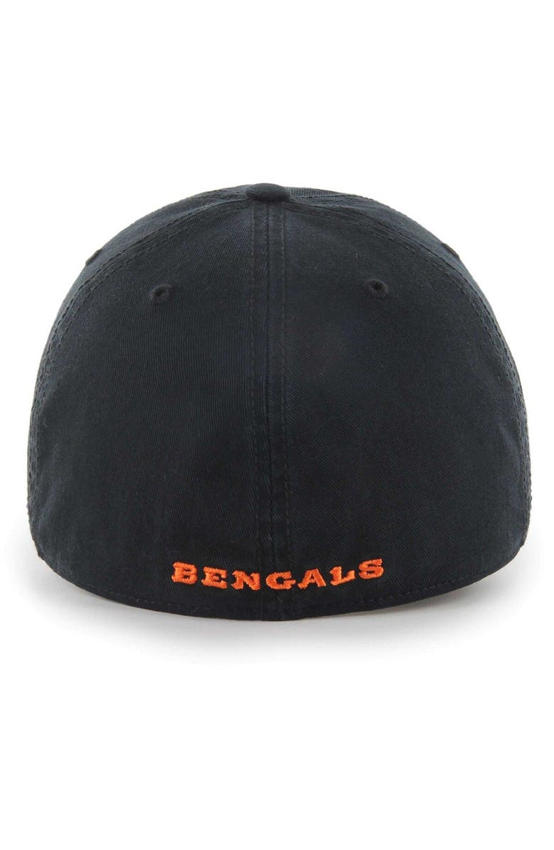'47 Men's '47 Black Cincinnati Bengals Franchise Logo Fitted Hat, Alternate, color, Black