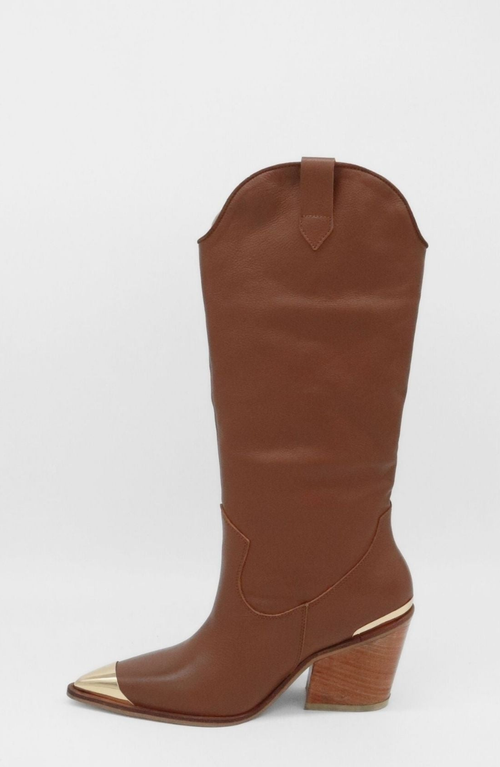 Stivali New York Prince Knee-high 2-in-1 Convertible Boots In Brown