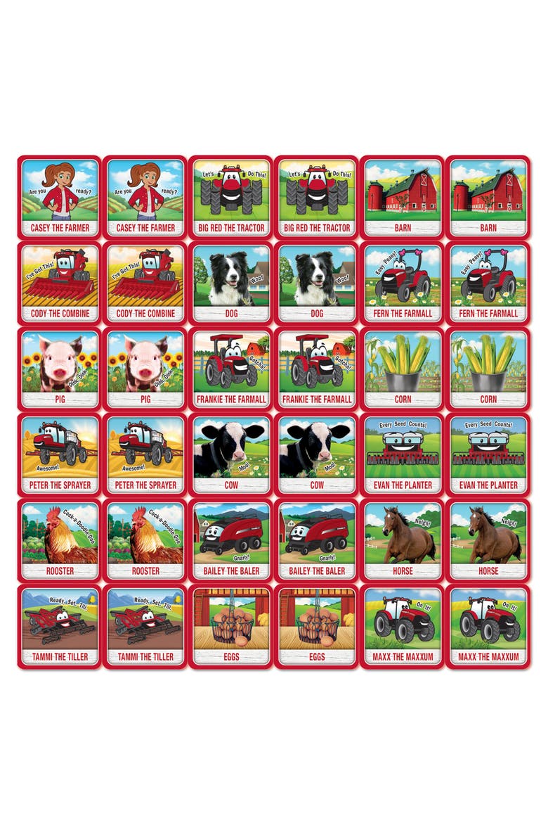 Case IH - Casey & Friends Matching Game, Alternate, color, Multicolor