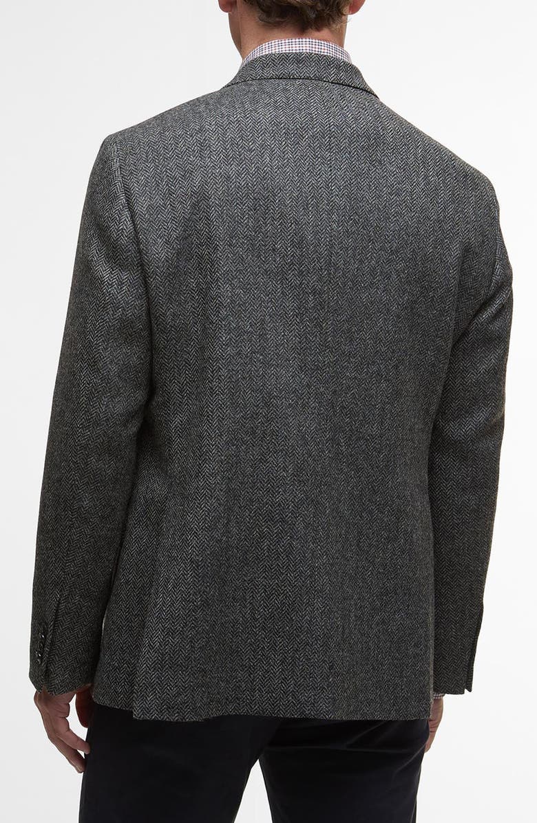 Barbour Firth Moons Wool Herringbone Sport Coat, Alternate, color, Grey
